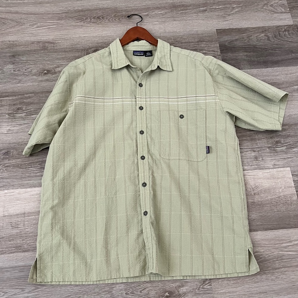 Patagonia Green Casual Button Down Shirt
